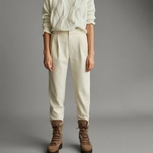 Massimo Dutti Twill trousers sz 4